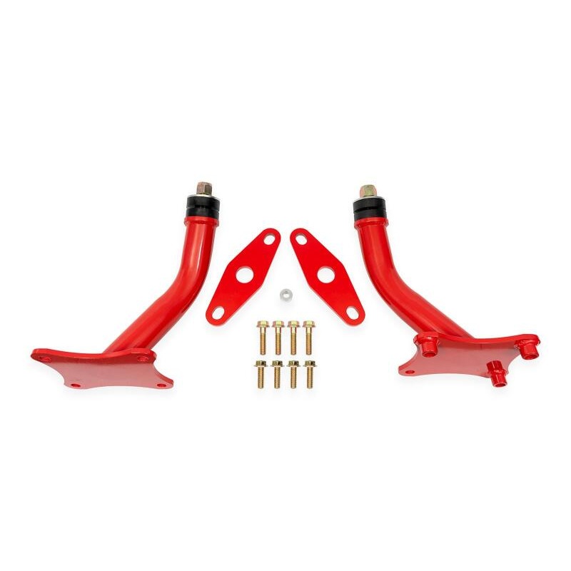 BMR 16-24 Chevrolet Camaro (6th Gen) Motor Mount Kit w/ Solid Bushings – Red