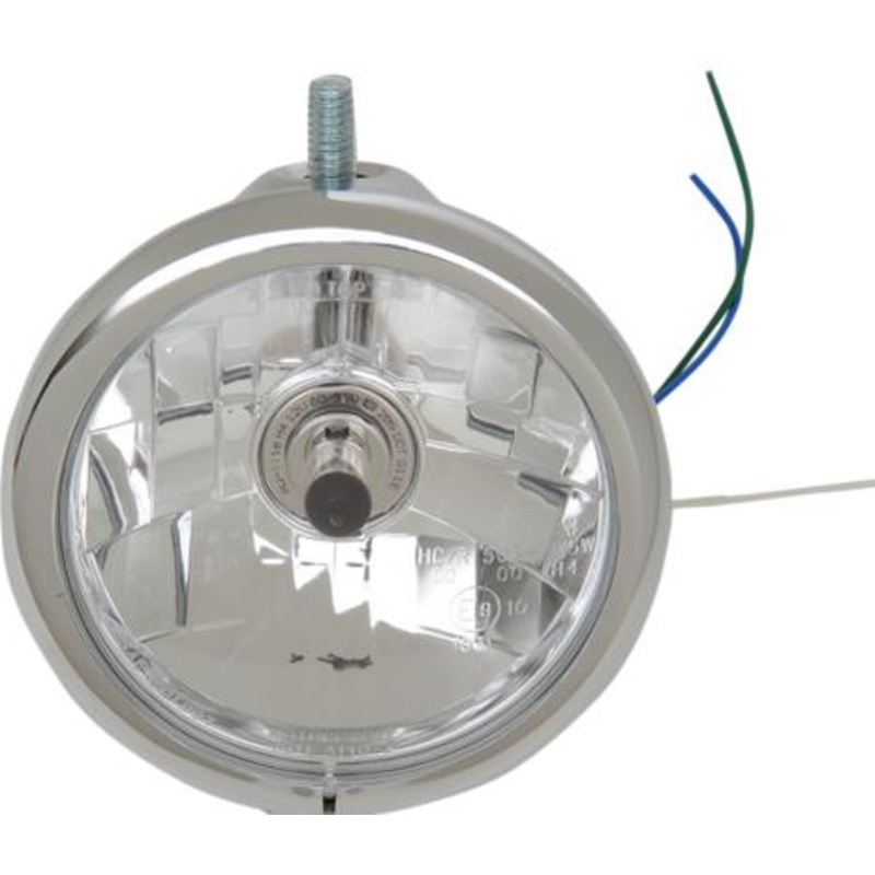 Drag Specialties 5 3/4in. Headlight Assembly – Black L21-6114SB