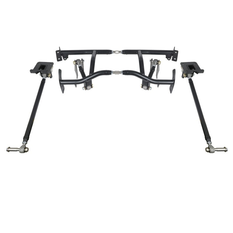 Ridetech 70-81 GM F-Body Bolt-On 4-Link with Double Adj. Bars, R-Joints, Cradle, and Other Hardware