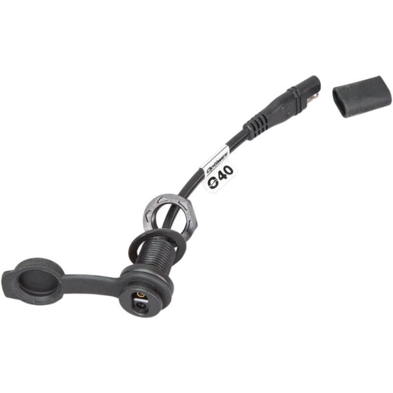 Tecmate Weatherproof Panel-Mount Sae Socket, with 6in. Cable O-40S