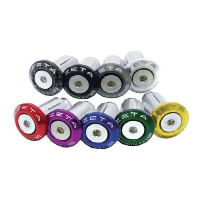ZETA 35mm Bar End Plugs – Red ZE48-7106