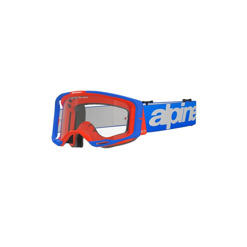 ALPINESTARS VISION 8 WOODMARK GOGGLES – BLUE ORANGE CLEAR