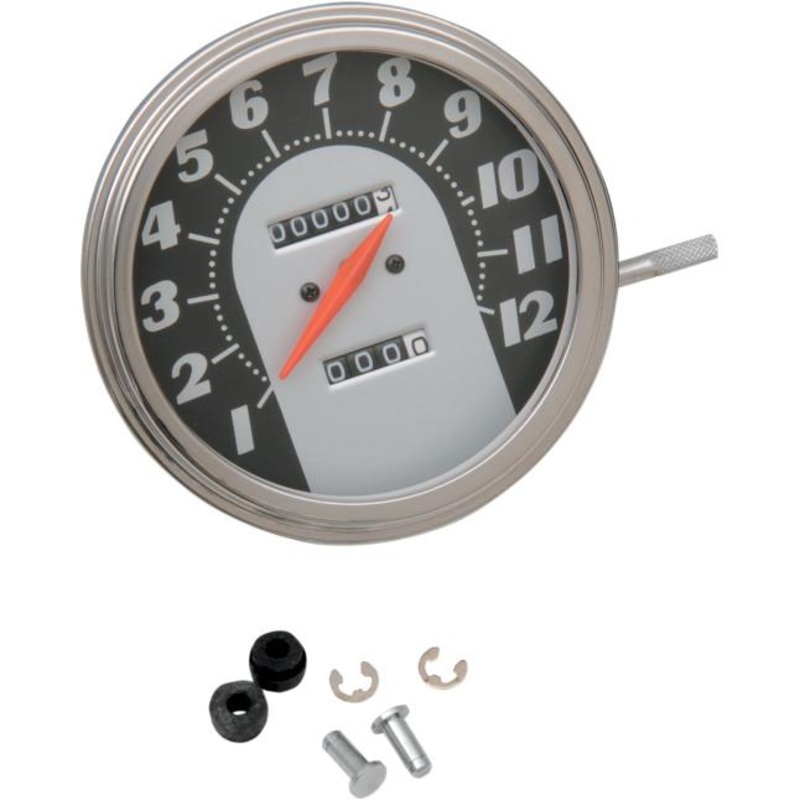 Drag Specialties 5in. Dash Mount 2240:60 Speedometer – 62-67 Face 72397M-BX33