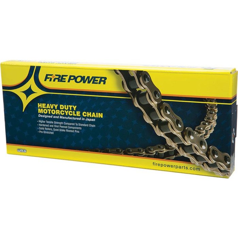 Fire Power 428H Heavy Duty Chain – 134 Link – Natural 428FPH-134