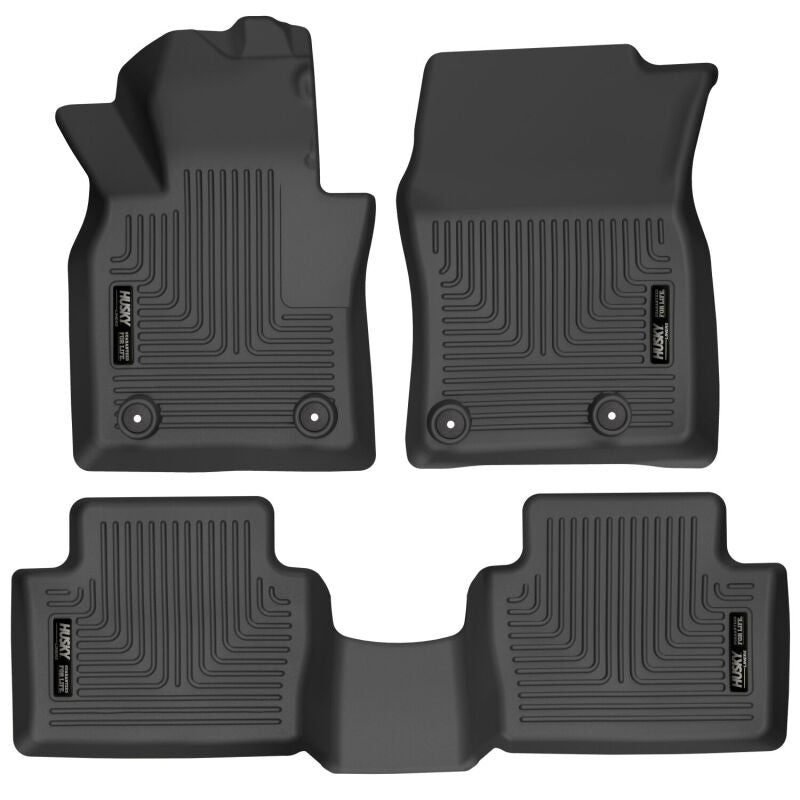 Husky Liners 19-22 Mazda 3 / 20-22 CX-30 WeatherBeater Front & 2nd Seat Floor Liners – Black