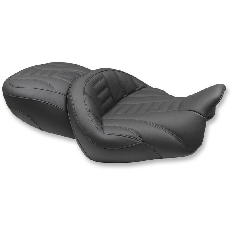 Mustang Super Touring Seat – Black with Stitching 79598
