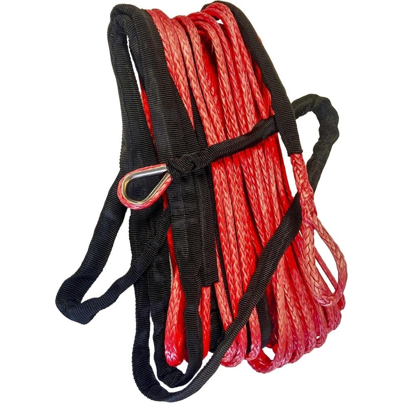 Open Trail Synthetic Winch Rope – Red – 50ft. x 1/4in. 700-2150