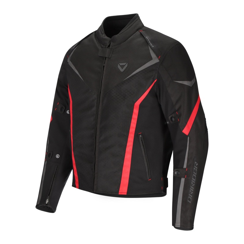 DRIRIDER ORIGIN 2 JACKET – BLACK/RED S
