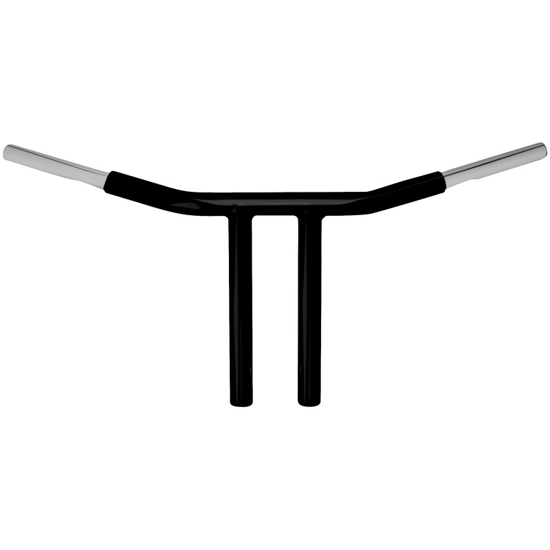 Wild 1 1-1/4in. Chubby Psycho Chopper T-Bar – 10in. – Black WO563B