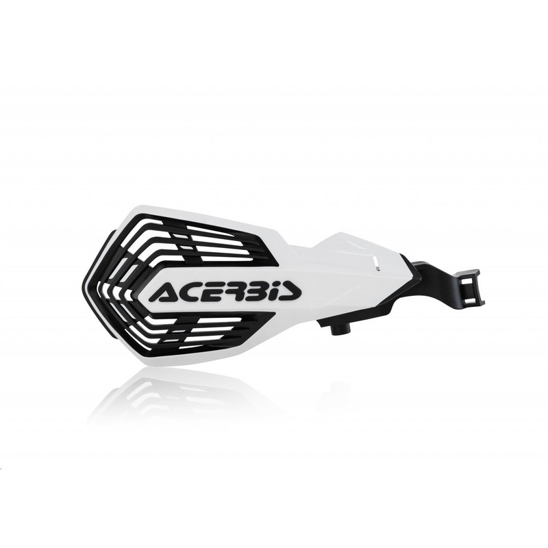 Acerbis K-Future Handguards – White/Black 2801971035