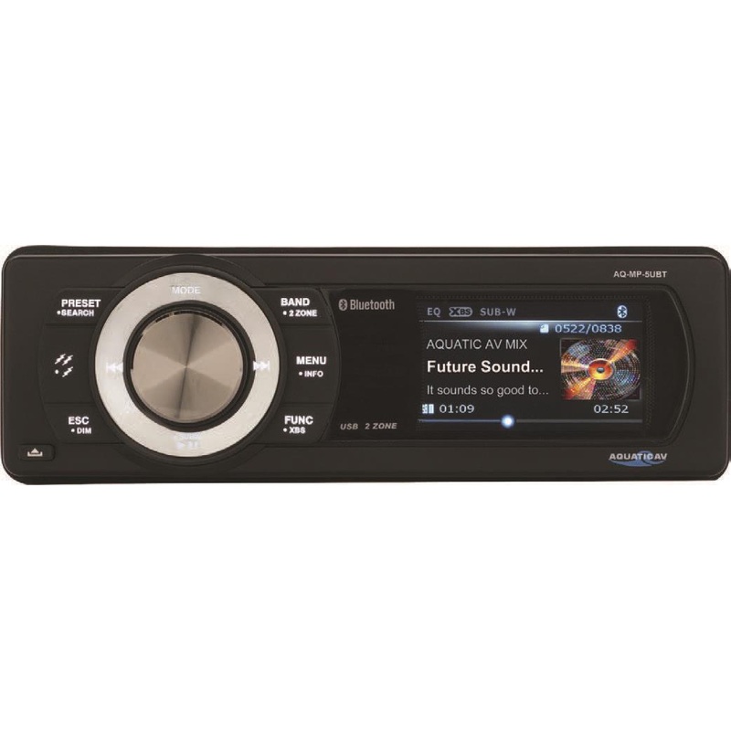 Aquatic AV Bluethooth Universal Radio AQ-MP-5UBT-S