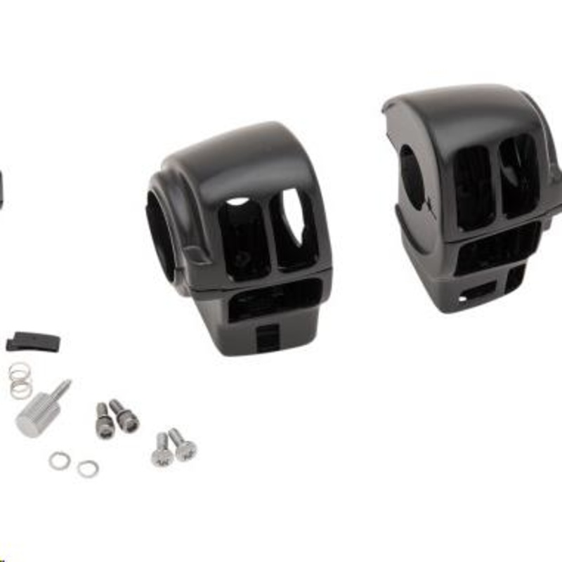 Drag Specialties Switch Housing Kit – Matte Black 0616-0356