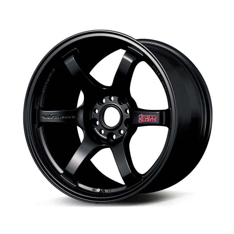 Gram Lights 57DR 18×8.5 +37 5-100 Semi Gloss Black Wheel