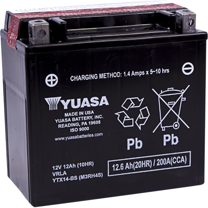 Yuasa Maintenance Free Battery – YTX14-BS YUAM3RH4S