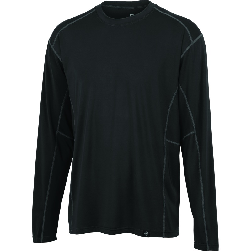 FIRSTGEAR Base Layer Shirt Lightweight Long-Sleeve Dark Grey – 3XL