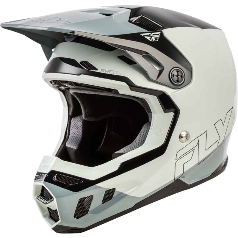 Fly Racing 73-43522X Formula Cc Glide Helmet Grey/Light Grey/Black 2x