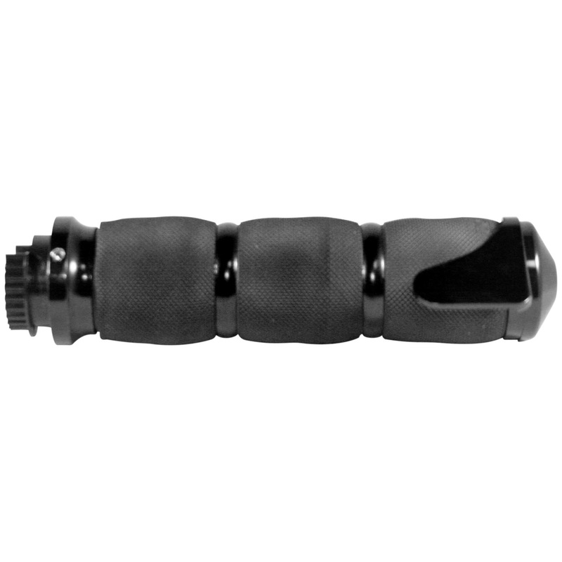 Avon Grips MT Air Cushion Grips with Throttle Assist – Black Anodized MT-AIR-90-AN-B