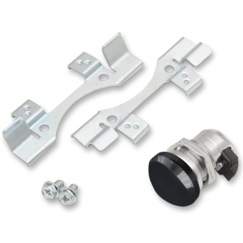 Drag Specialties Push-Button Fuel Door Latch – Gloss Black 0703-0632