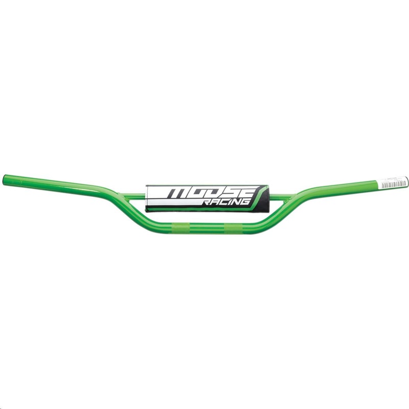 Moose Racing 7/8in. Carbon Steel Handlebar – KX – Lime 0601-4975