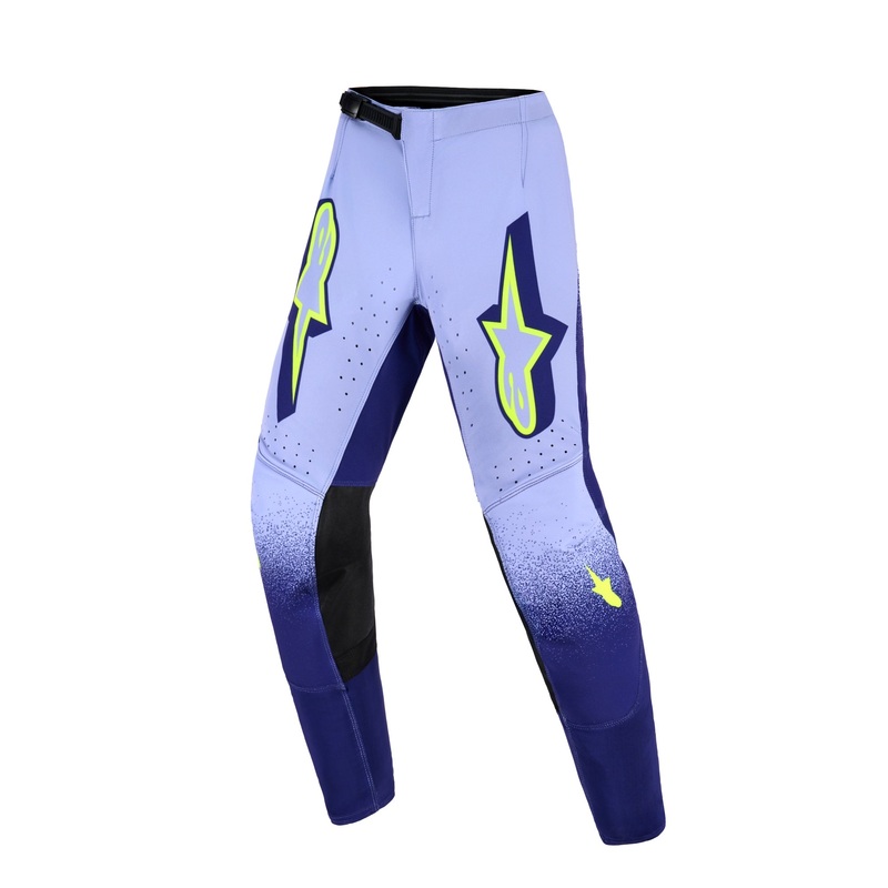 ALPINESTARS 2026 YOUTH SUPERTECH SCENZ PANTS – PURPLE YELLOW FLUO 22