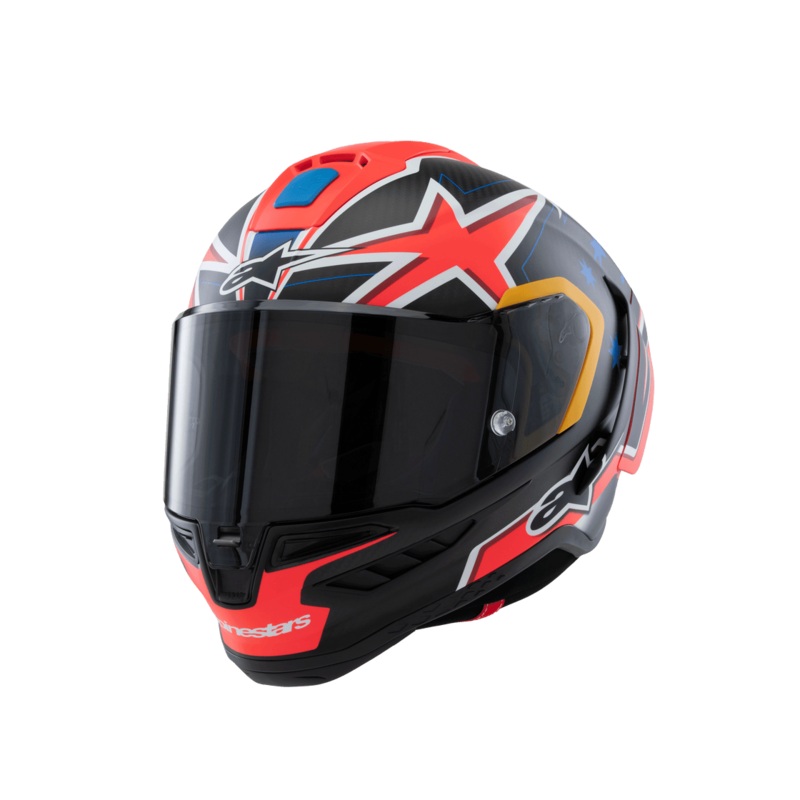 ALPINESTARS SUPERTECH R10 LE MILLER HELMET – CARBON RED MATT S