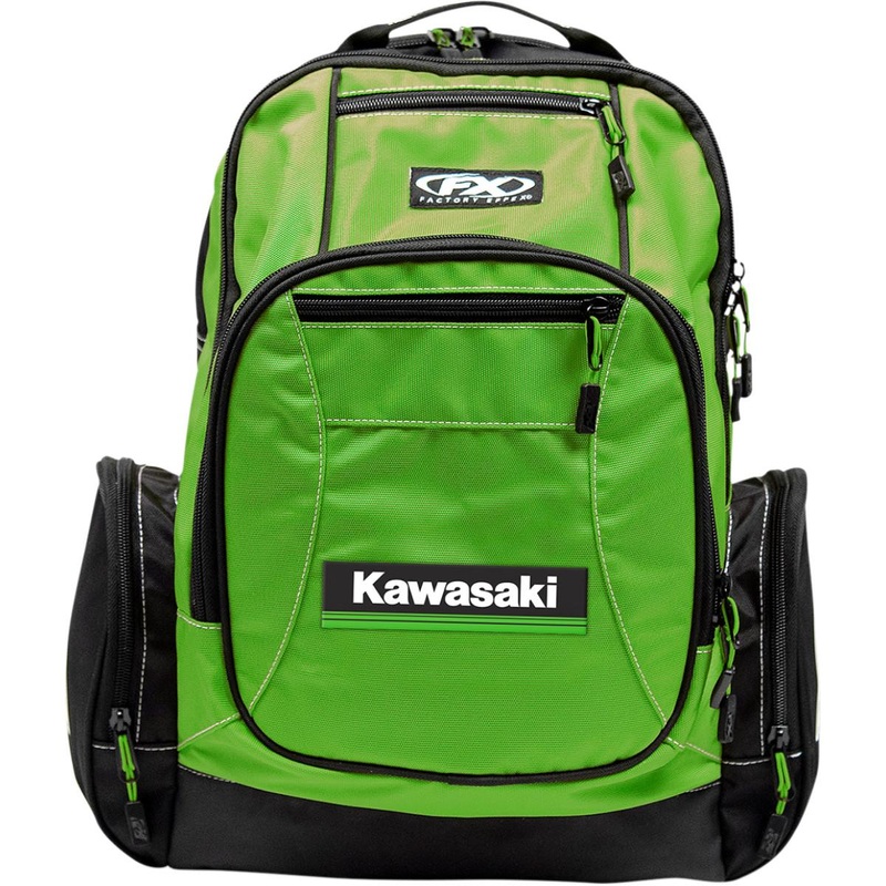 Factory Effex Kawasaki Premiun Backpacks – Green 23-89100