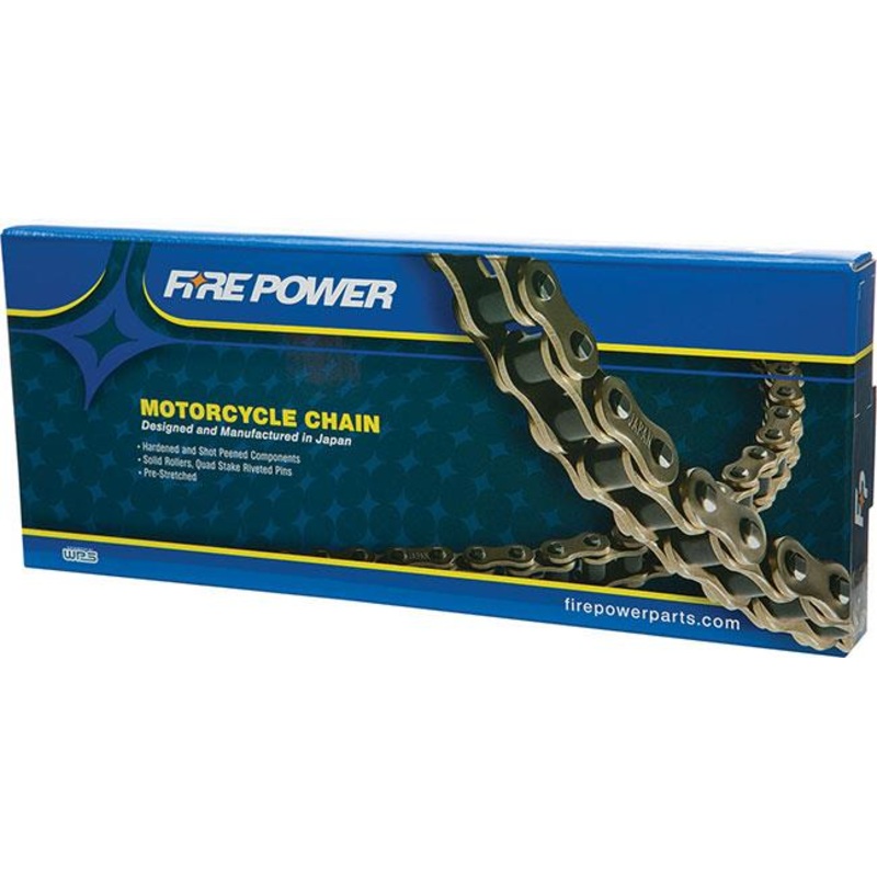 Fire Power 428 Standard Chain – 132 Link – Natural 428FPS-132