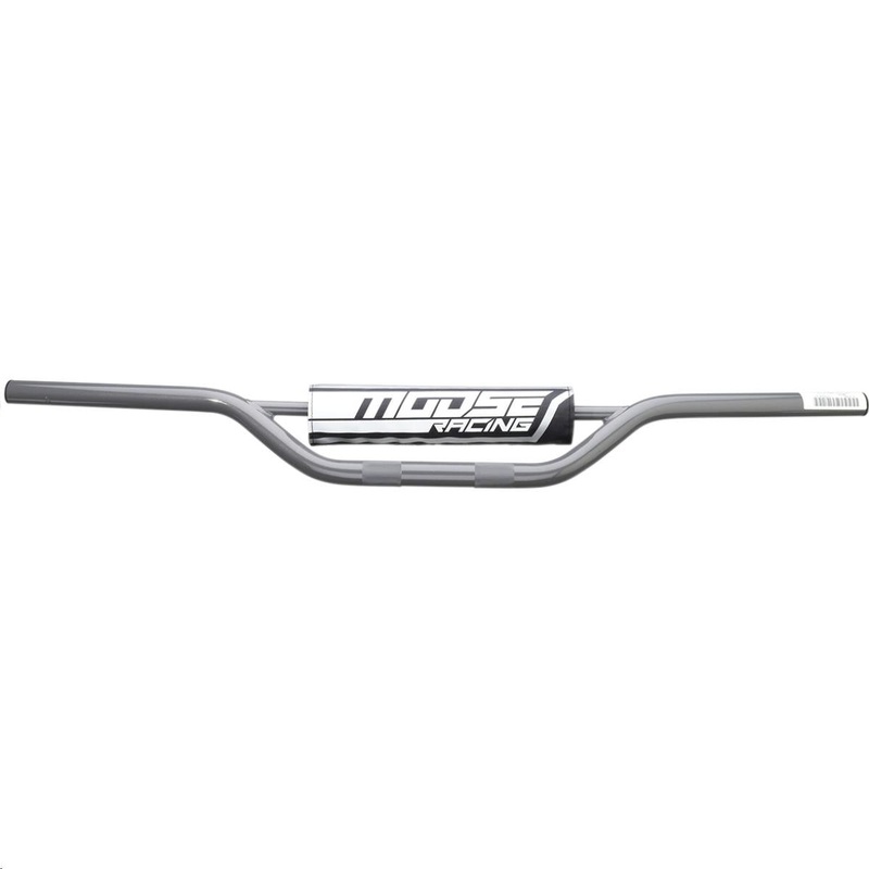 Moose Racing 7/8in. Carbon Steel Handlebars – 4-Trax/Quad – Gray 0601-4992