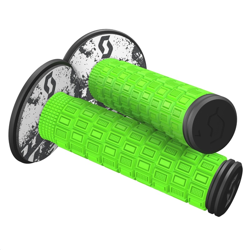 Scott USA Mellow ATV Grips – Neon Green/Black 269305-4376