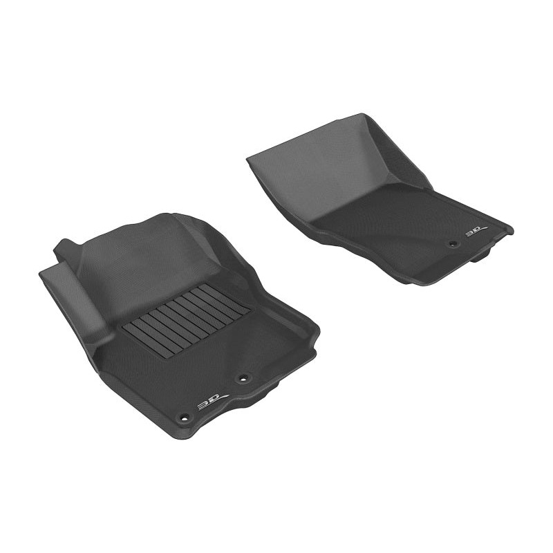 3D MAXpider 2005-2019 Nissan Frontier Crew/King Cab Kagu 1st Row Floormat – Black