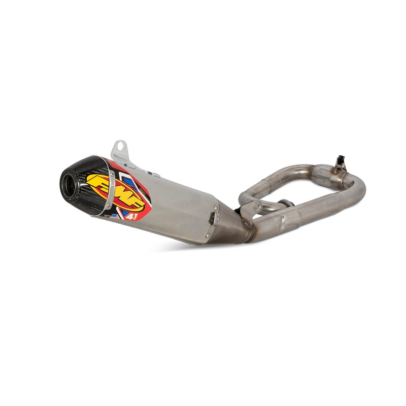 FMF Racing Factory 4.1 RCT Full System – Aluminum Muffler – Carbon End Cap 044456