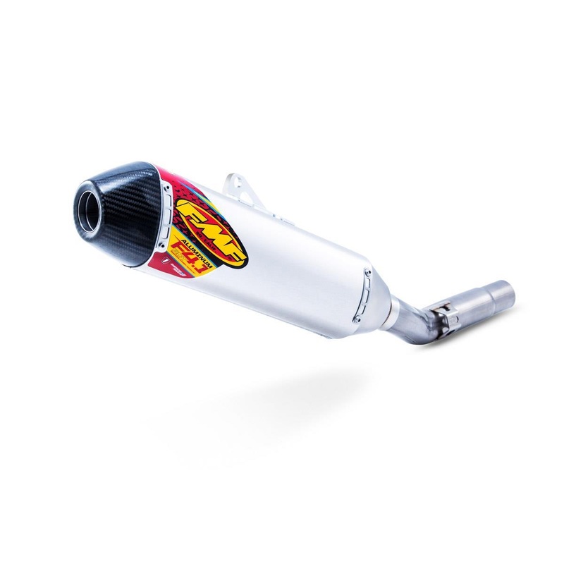 FMF Racing Factory 4.1 RCT Slip-On – Stainless Steel/Aluminum Muffler – Carbon Fiber End Cap 045594