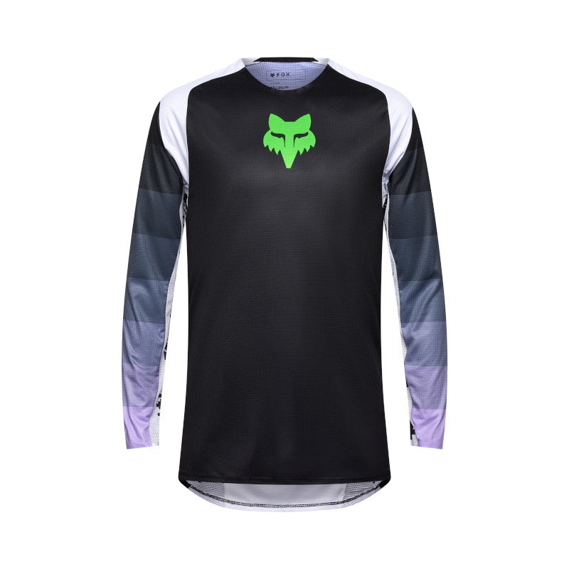 FOX 2025 FLEXAIR GRID JERSEY – BLACK/PURPLE S