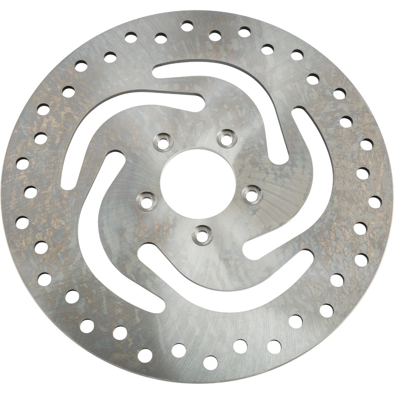 HardDrive Drilled Vented Front Brake Rotor – Stainless Steel 144310