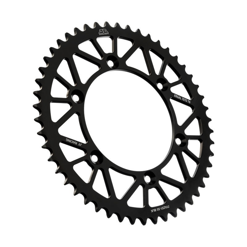 JT Sprockets Racelite Aluminium Rear Sprocket – 52T JTA251.52BLK