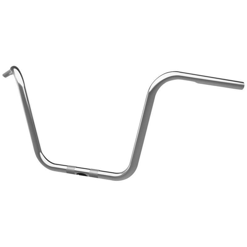Khrome Werks 1in. Ape Hanger Handlebar – Dimpled and Drilled – Chrome 300045