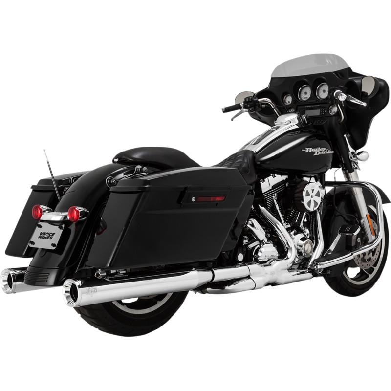 Vance & Hines Eliminator 400 Slip-On Mufflers – Chrome 16703