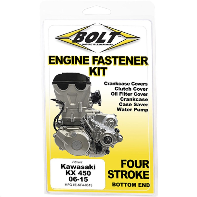 Bolt MC Hardware Engine Fastener Kit E-CF4-0208