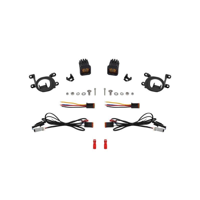 Diode Dynamics 23-24 Toyota GR Corolla SSC1 LED Fog Light Kit – Yellow SAE Fog
