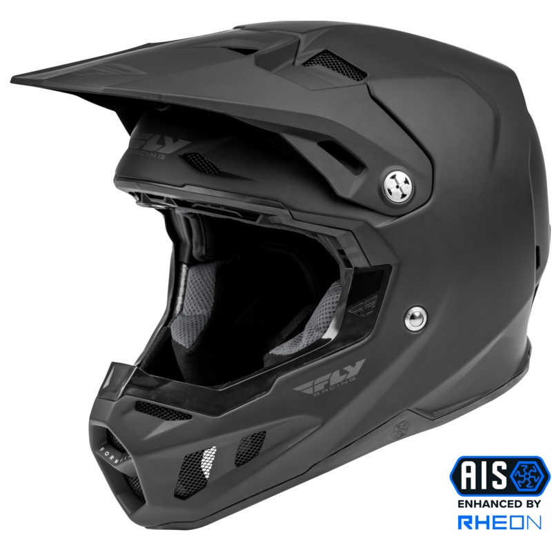 Fly Racing 73-4300L Formula Cc Solid Helmet Matte Black Lg