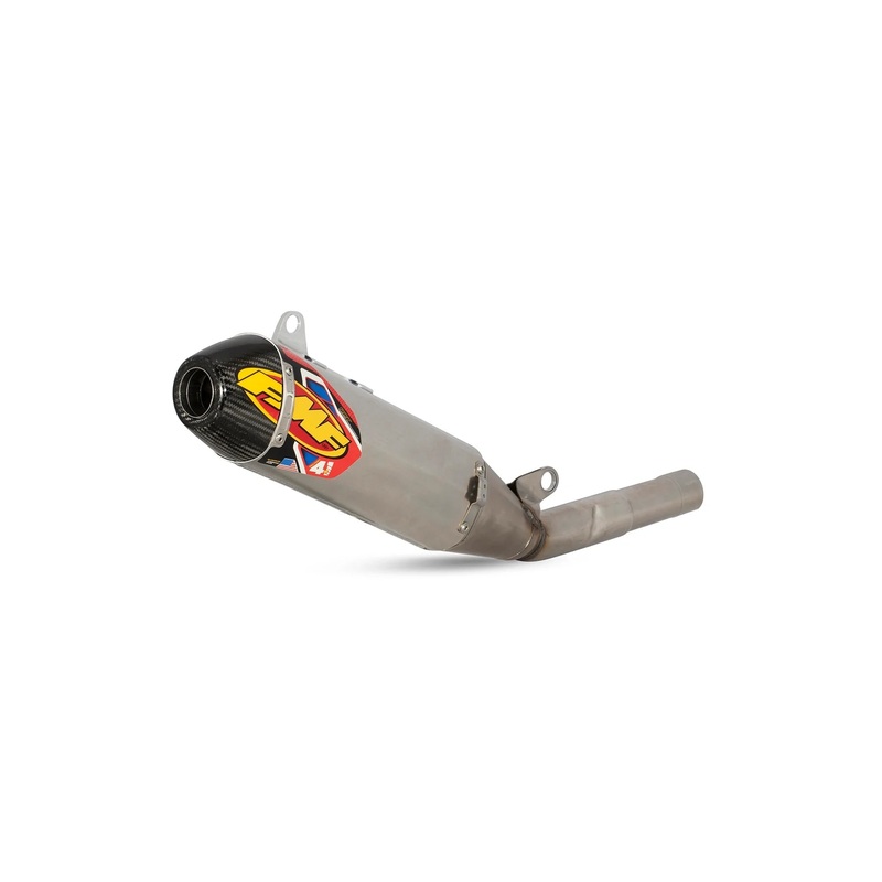 FMF Racing Factory 4.1 RCT Slip-On – Aluminum Muffler – Carbon End Cap 044443