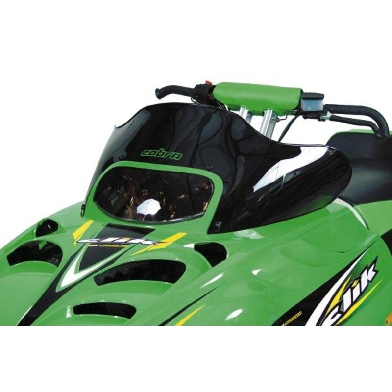 Powermadd Cobra Windshield – 10.25in. – Black/Cobra Logo 12323