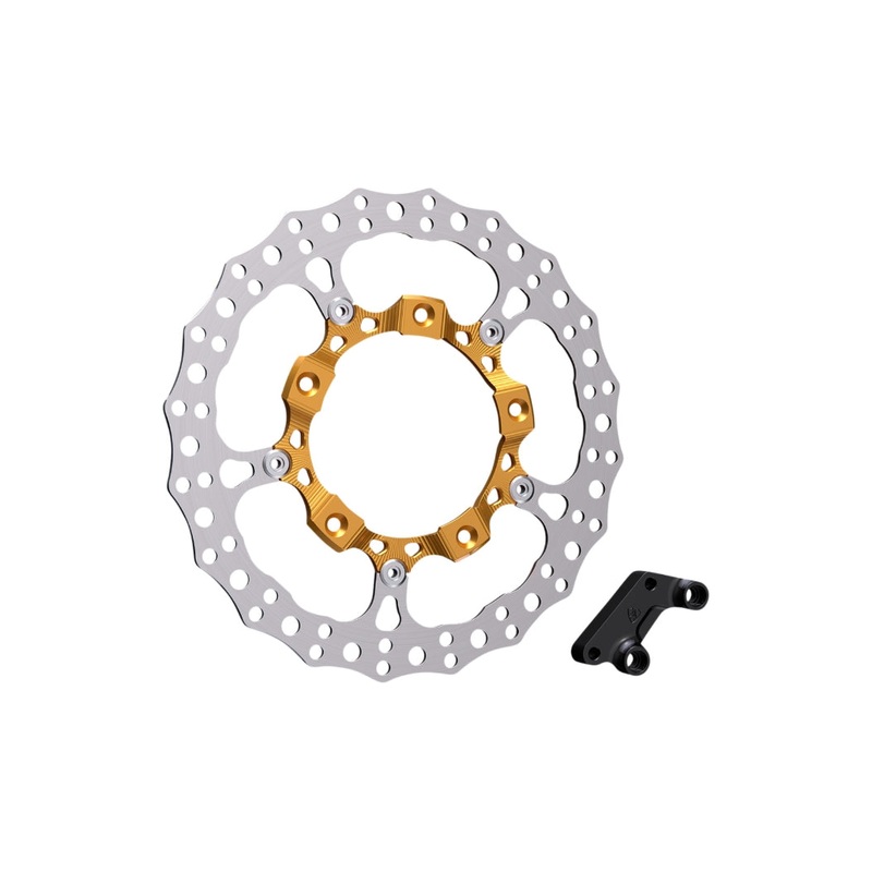 Arlen Ness 14in. Full Floating Rotor Kit – Gold 300-006