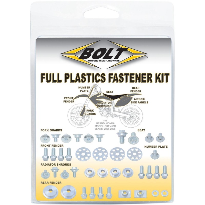 Bolt MC Hardware Plastic Fastener Kit HON0716150