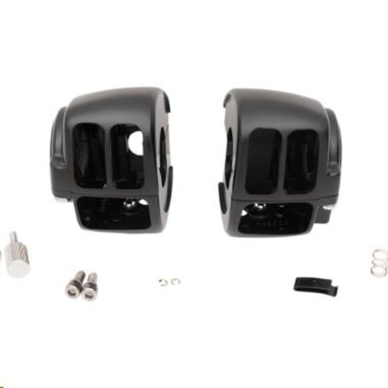 Drag Specialties Switch Housing Kit – Matte Black 0616-0357
