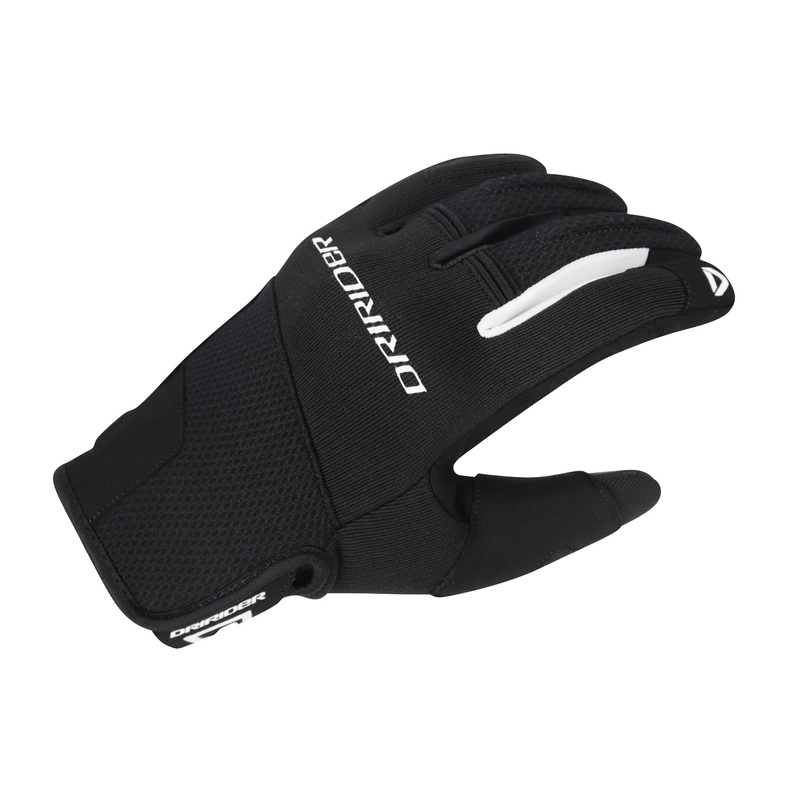 DRIRIDER FLEX LADIES GLOVES – BLACK/WHITE S