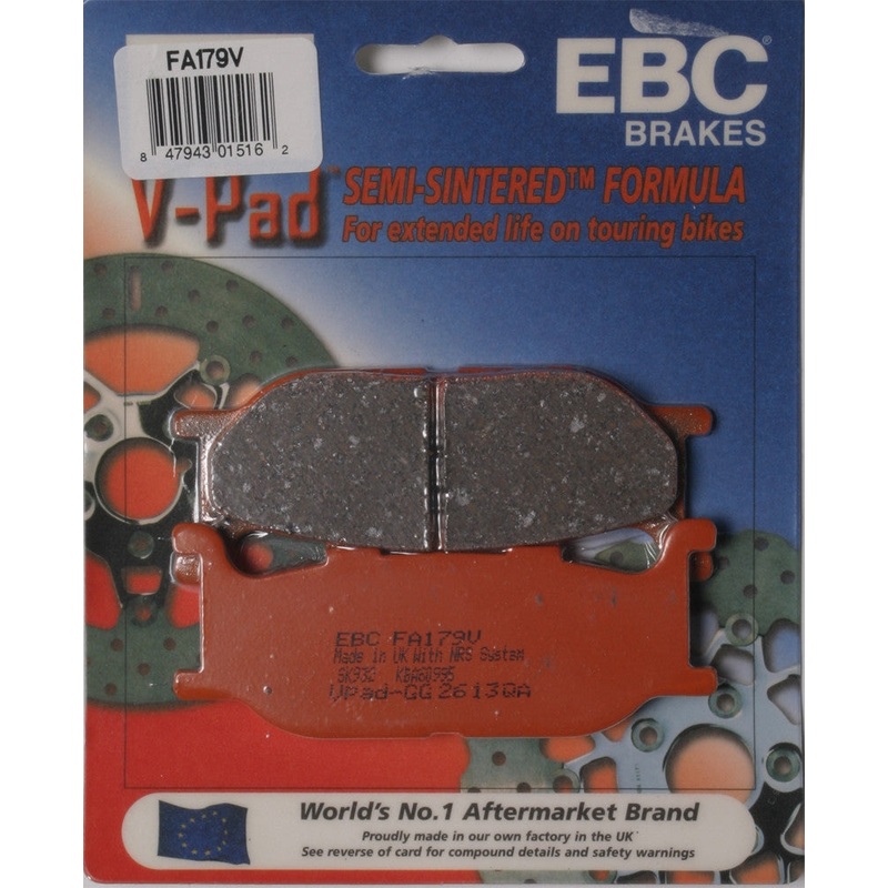 EBC Semi-Sintered V Brake Pads FA179V
