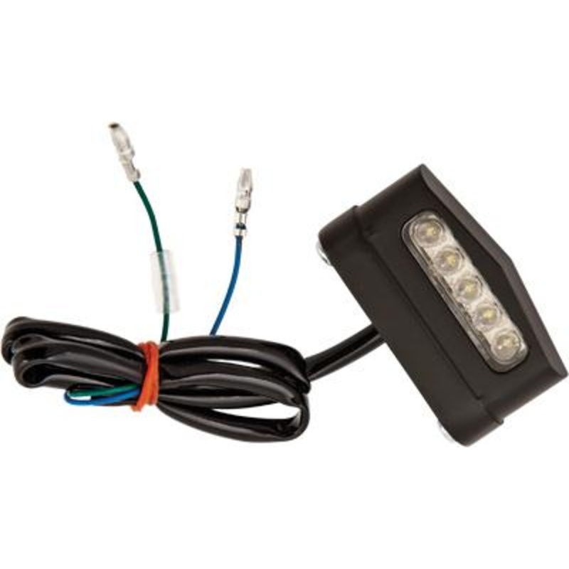 HardDrive 3D License Plate Light – 5 LED – Black L12-6024ABE