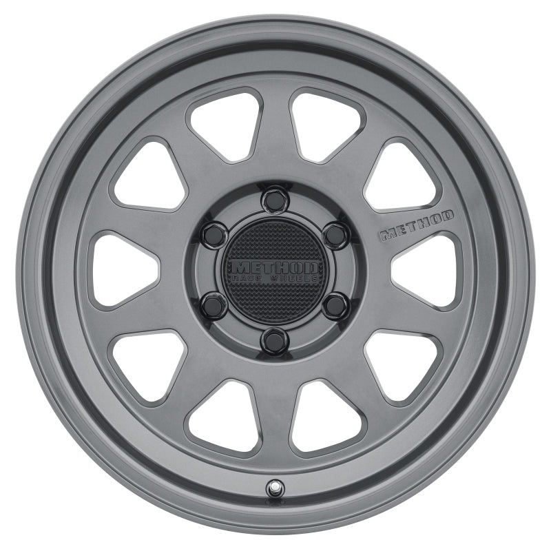Method MR316 17×8.5 0mm Offset 6×5.5 106.25mm CB Gloss Titanium Wheel