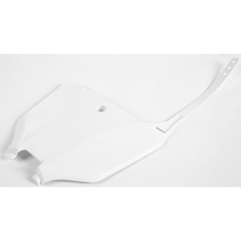 Polisport Front Number Plate – White 8670700002